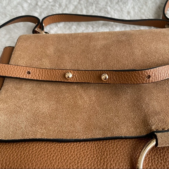 H&M leather shoulder bag in light brown - Picture 5 of 6